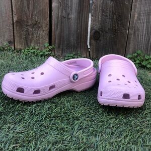Pink Crocs